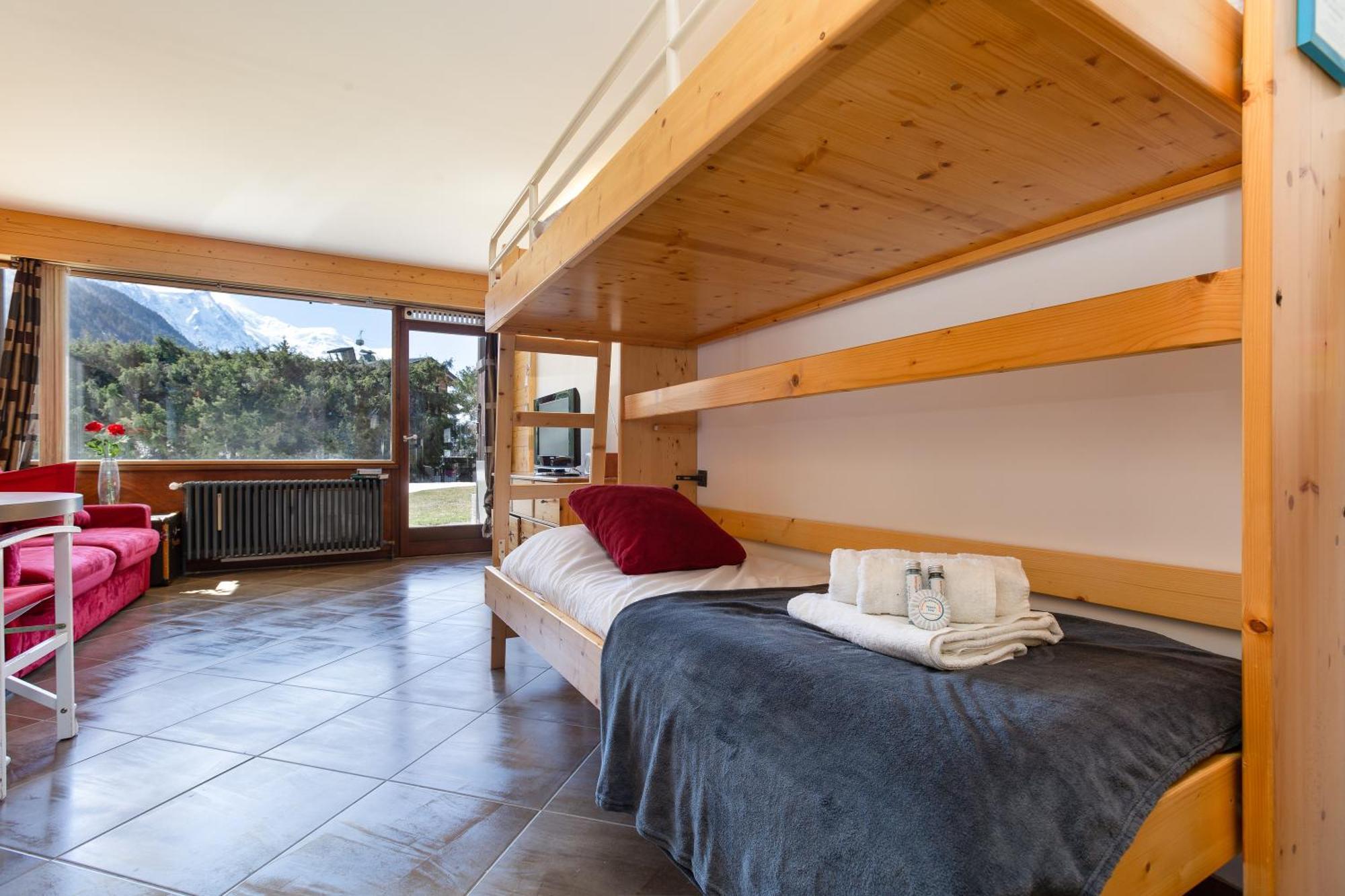 Residence Grands Montets 133 Ski In-Ski Out - Happy Rentals Chamonix Szoba fotó
