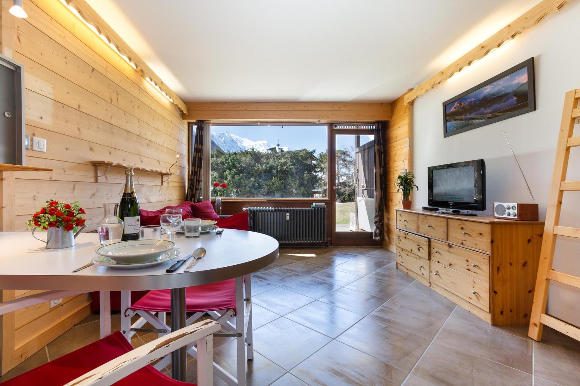 Residence Grands Montets 133 Ski In-Ski Out - Happy Rentals Chamonix Szoba fotó