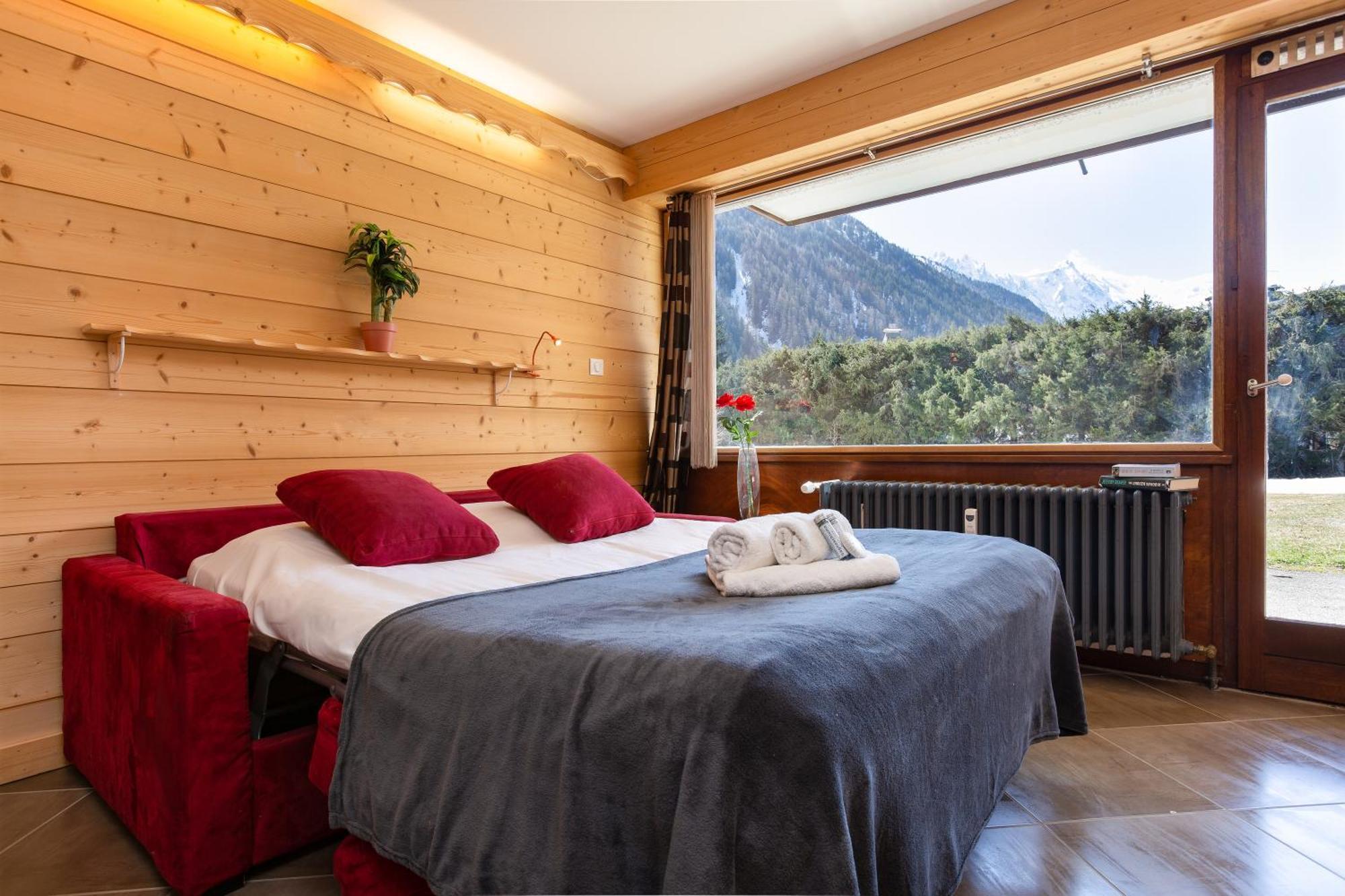 Residence Grands Montets 133 Ski In-Ski Out - Happy Rentals Chamonix Szoba fotó